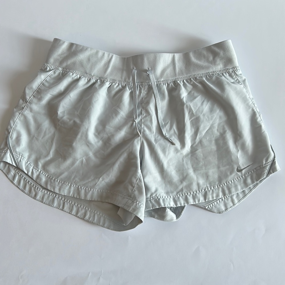 Pale blue/gray Nike athletic shorts